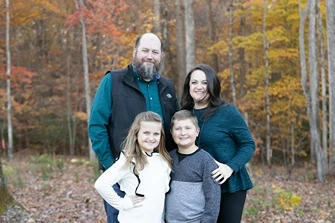 Photo of Christen Clark and her family